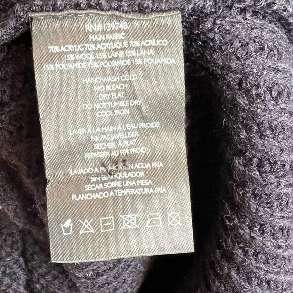 NWT Slate & Stone Arthur Navy Shawl Collar Knit Wool Blend Cardigan Size XLarge - Picture 9 of 11